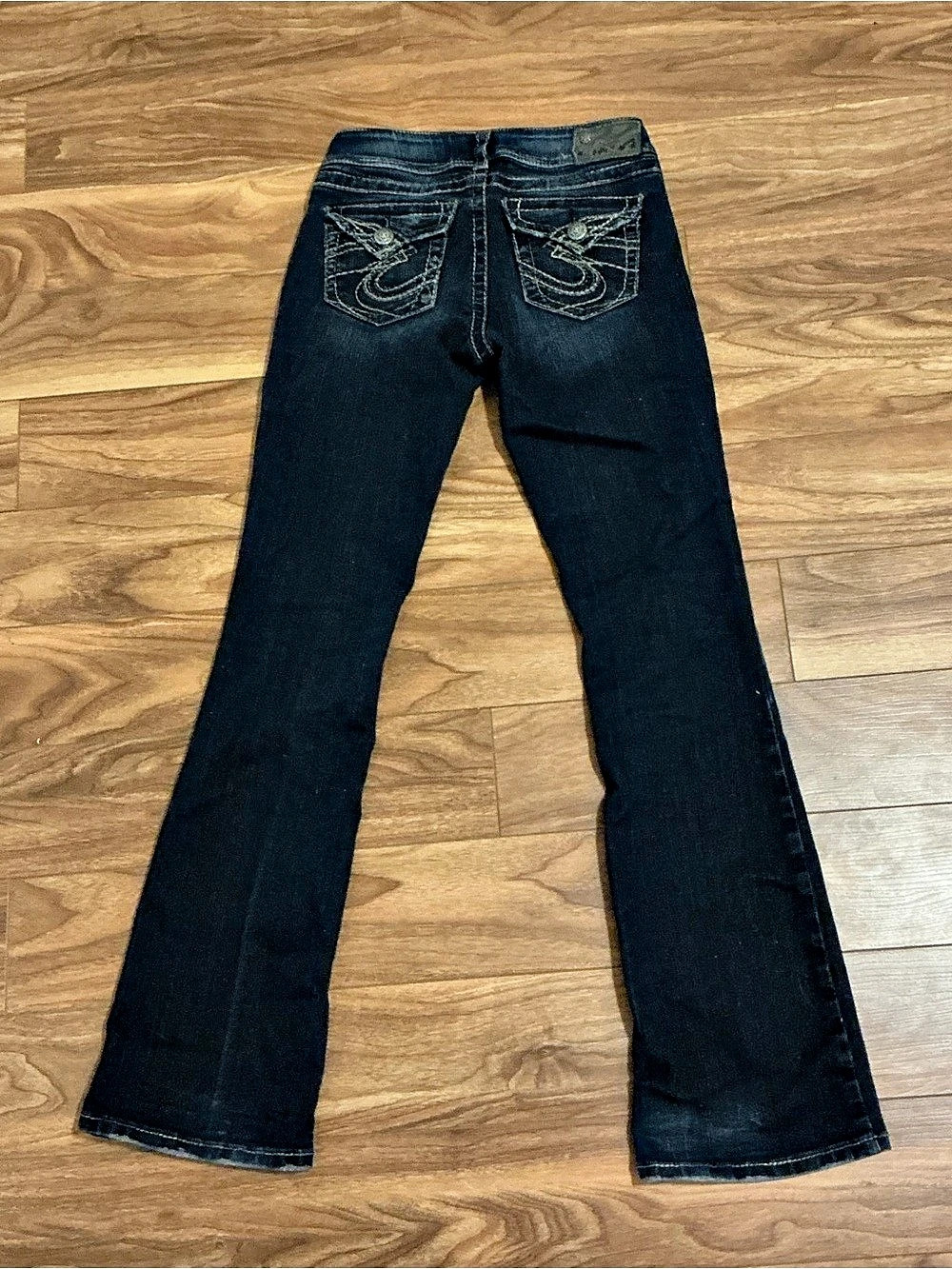 Y2K Silver Jeans 26/34